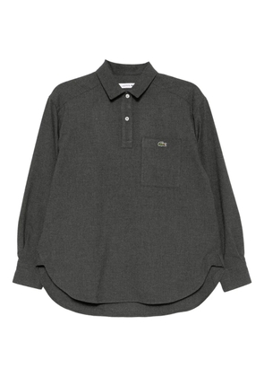 Lacoste logo flannel blouses - Grey