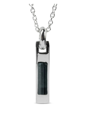 Parts of Four Plate tourmaline necklace - Silver