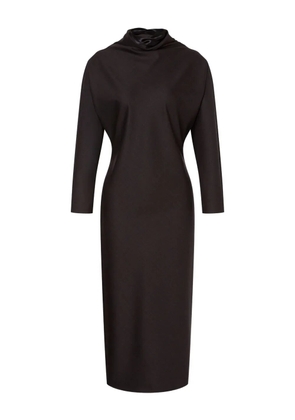 Alberta Ferretti mock-neck dress - Grey