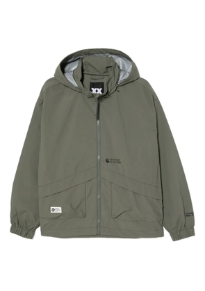 FINGERCROXX logo-printed jacket - Green