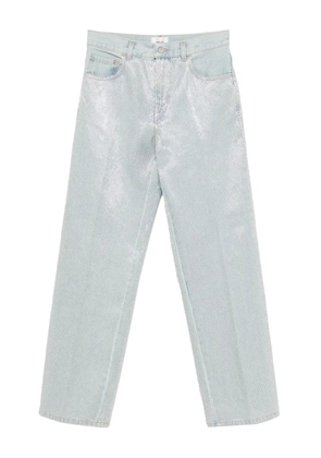 Haikure sequin-embellished straight-leg trousers - L0904 LIGHT BLUE