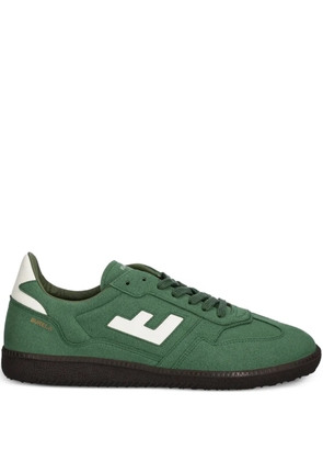 Flamingos Burela Slim logo-patch sneakers - Green