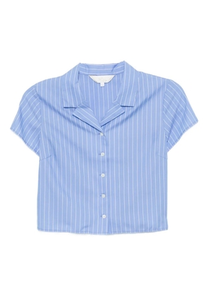 To b. by agnès b. Dobby striped shirt - Blue