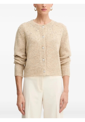 FRACOMINA embellished-button cardigan - Neutrals