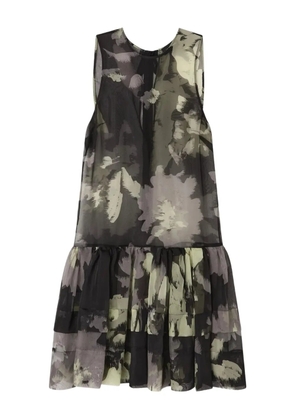 Lee Mathews tiered dress - Black