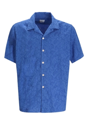 Paul Smith floral-print cotton shirt - Blue