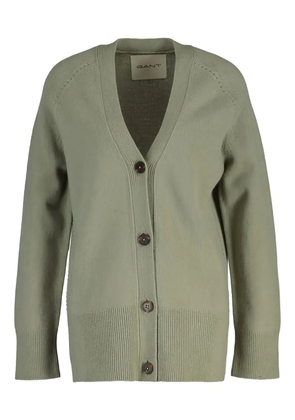 Gant V-neck cardigan - Green