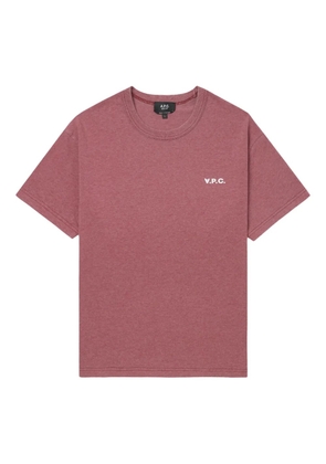A.P.C. logo-print T-shirt - Red