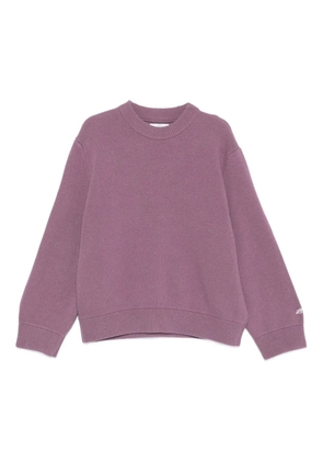 LC23 ribbed crew-neck sweater - Pink
