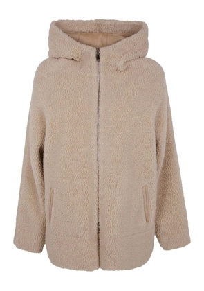 Betta Corradi hooded pocket jacket - Neutrals