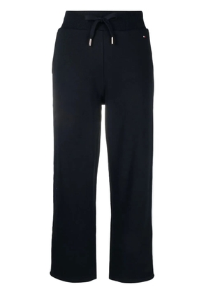 Tommy Hilfiger striped-trim terry track pants - Blue