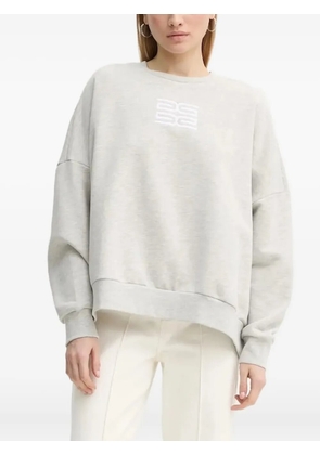 Gestuz logo-embroidered sweatshirt - Grey