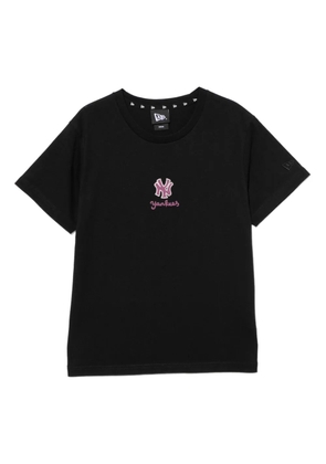 NEW ERA CAP logo-embroidered T-shirt - Black