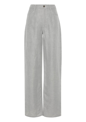 LouLou de Saison Peran mélange straight trousers - Grey