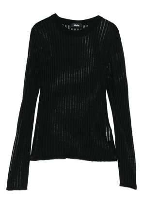 DIXIE ribbed sweater - Black