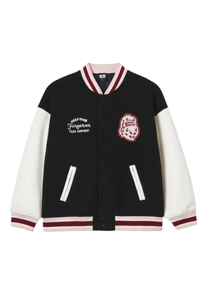 FINGERCROXX appliquéd panelled jacket - Black