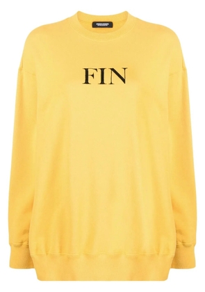 Undercover graphic-print cotton sweatshirt - Yellow