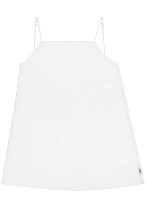 MM6 Maison Margiela V-back cotton top - White