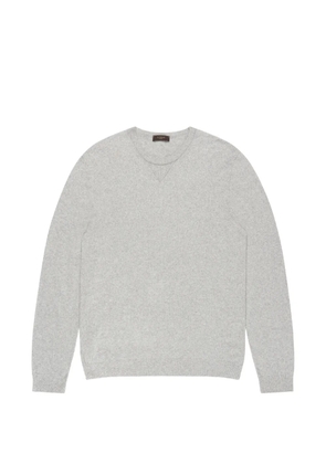 Zanone bouclé crew-neck sweater - Grey