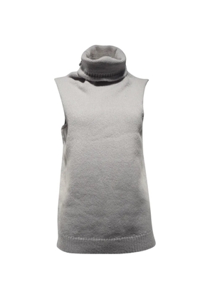 Dries Van Noten Pre-Owned knitted turtleneck vest - Grey