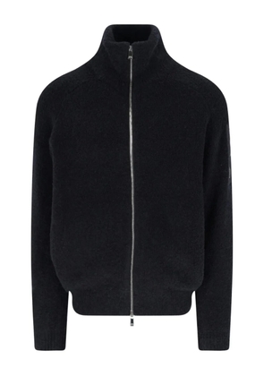 Tatras zip-up sweater - Black