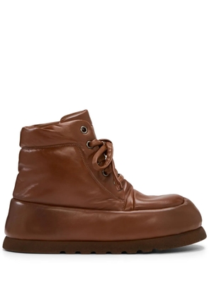 Marsèll 65mm Bombo leather boots - Brown