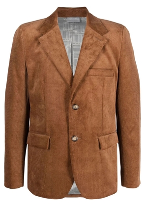 VTMNTS corduroy single-breasted blazer - Brown