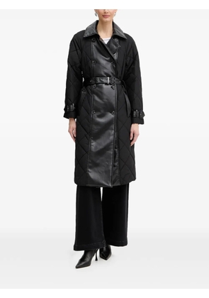 GUESS USA quilted belted coat - Black