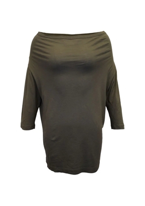 Dries Van Noten Pre-Owned off-shoulder mini dress - Green