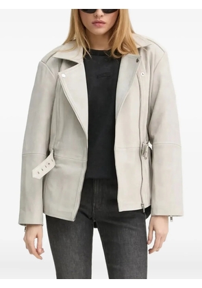Gestuz Tia leather jacket - Neutrals