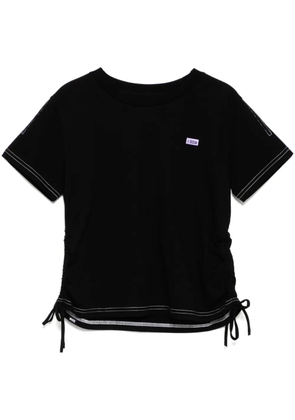 izzue logo-patch T-shirt - Black