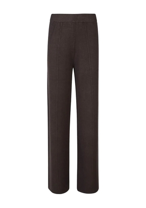 HINNOMINATE ribbed trousers - Brown