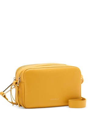 Coccinelle Malory leather crossbody bag - Yellow