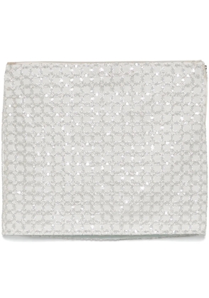 ROTATE BIRGER CHRISTENSEN beaded mini skirt - Blue