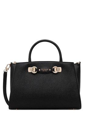 GUESS USA Mimina logo-plaque tote bag - Black