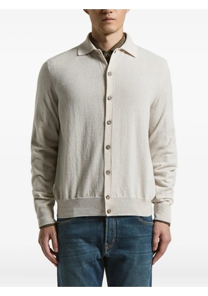 Peserico button-fastening cardigan - Neutrals