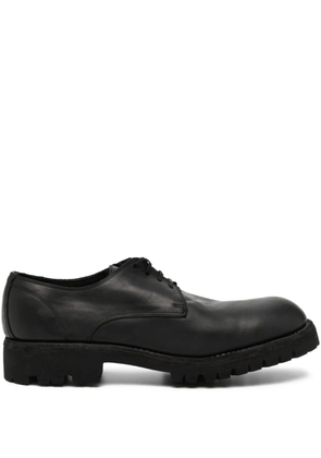 Guidi leather derby shoes - Black
