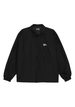 izzue logo-printed jacket - Black
