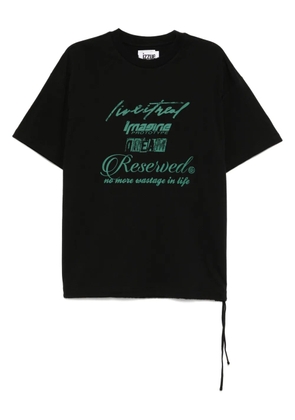 izzue graphic T-shirt - Black