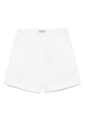 Blanca Vita pressed-crease shorts - White