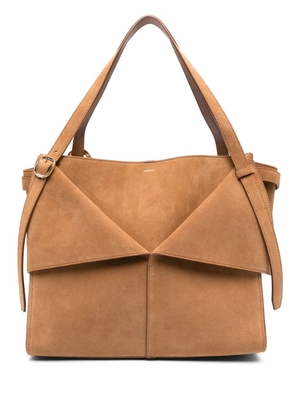 Coperni medium suede shoulder bag - Brown