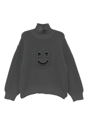Melitta Baumeister face-design jumper - Grey