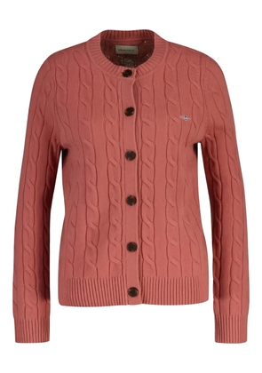 Gant cable knit cardigan - Orange