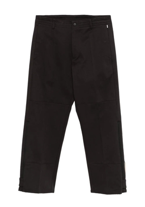 New York Resident logo-patch pants - Black