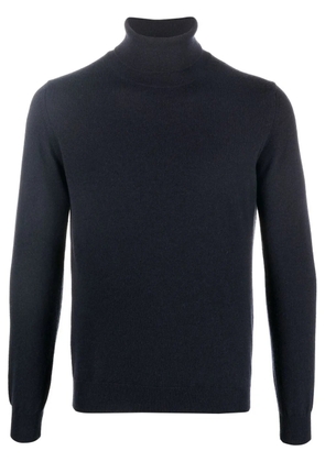 Corneliani long-sleeve roll-neck jumper - Blue
