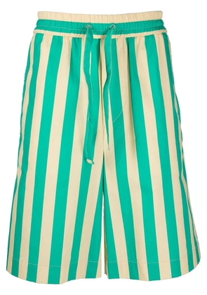 Sunnei striped bermuda shorts - Green