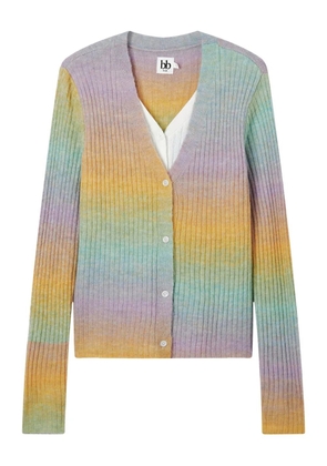 b+ab ribbed cardigan - Yellow