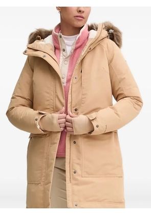 Columbia faux-fur hooded parka coat - Brown