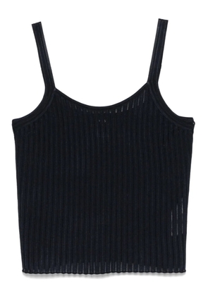 BOSS ribbed tank top - Blue