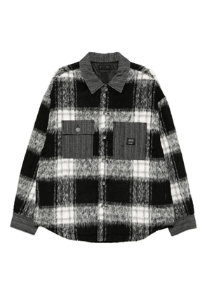 FIVE CM logo-patch jacket - Black